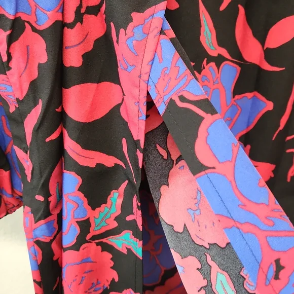 SHEIN SXY Plus Floral Off The Shoulder Top & Split Thigh Skirt Set 1X - Picture 5 of 7